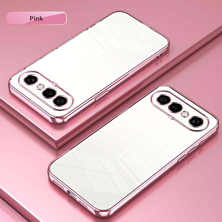 For vivo S50 Pro mini Transparent Plating Fine Hole Phone Case
