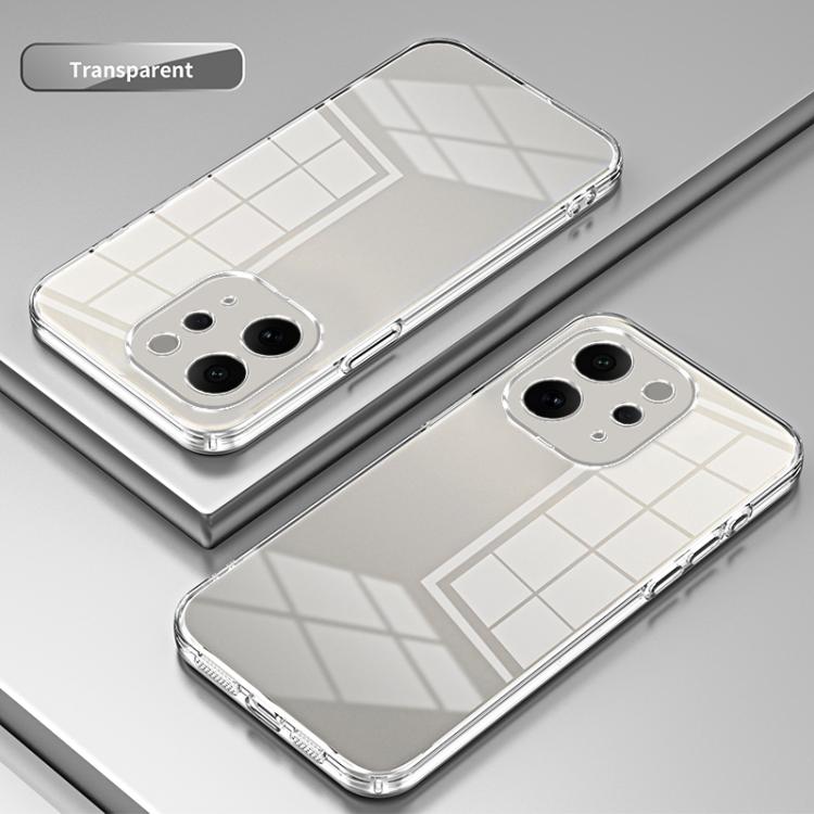 For vivo S50 Transparent Plating Fine Hole Phone Case