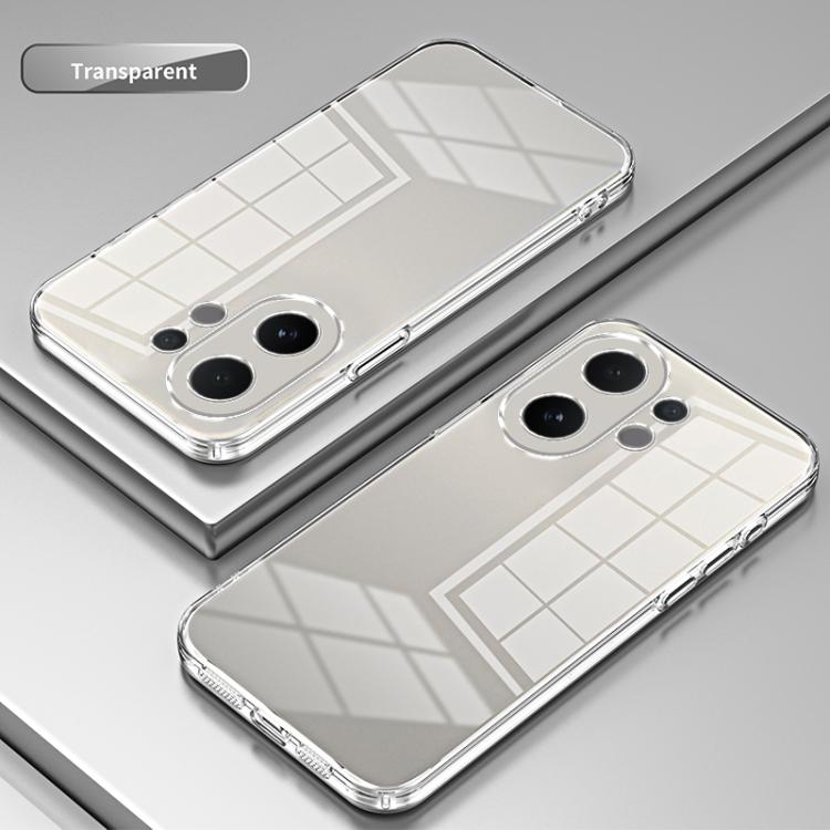 For vivo V60 5G Transparent Plating Fine Hole Phone Case