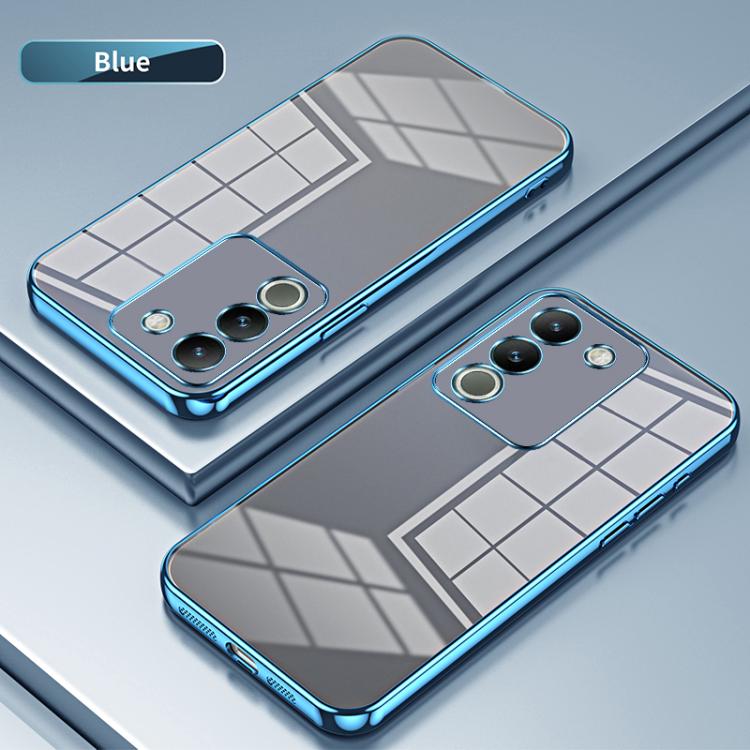 For vivo Y400 5G Transparent Plating Fine Hole Phone Case