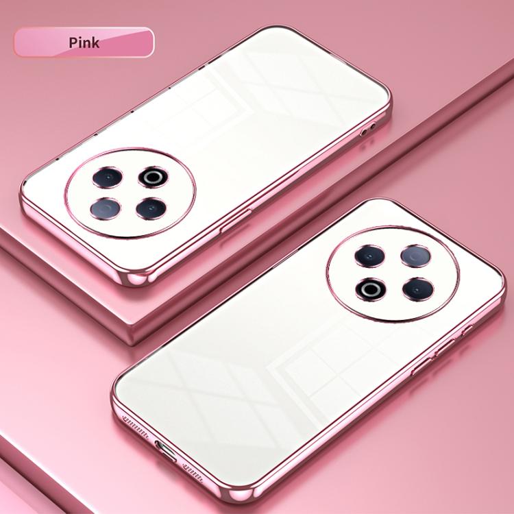 For vivo Y500 5G  Transparent Plating Fine Hole Phone Case