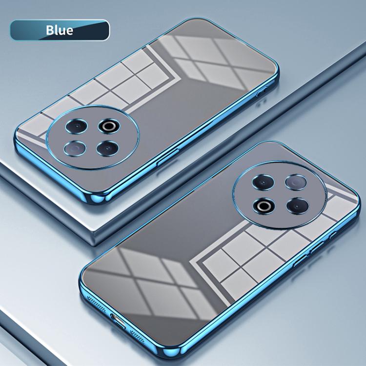 For vivo Y500 5G  Transparent Plating Fine Hole Phone Case