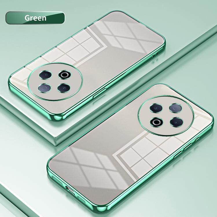 For vivo Y500 5G  Transparent Plating Fine Hole Phone Case