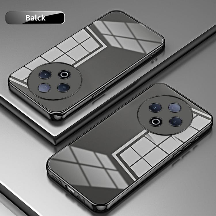 For vivo Y500 5G  Transparent Plating Fine Hole Phone Case