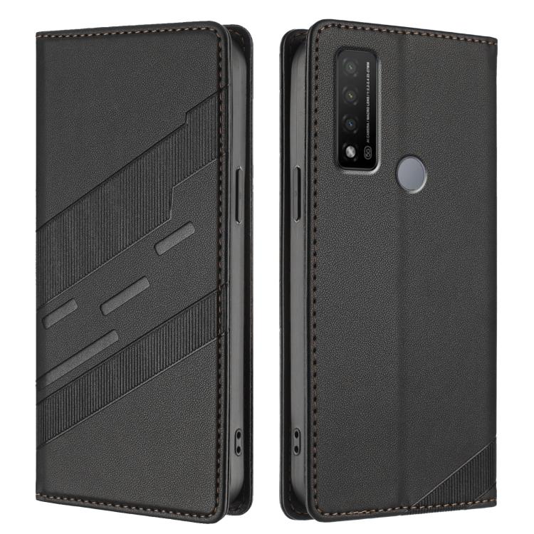 For TCL 20 R 5G Embossed Multi-functional Wallet Retro Leather Phone Case