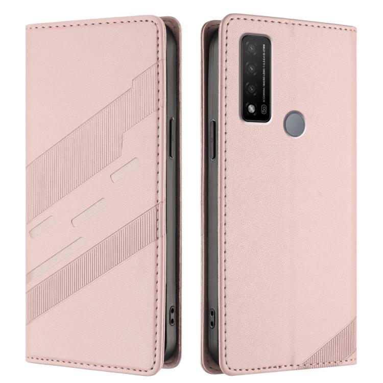 For TCL 20 R 5G Embossed Multi-functional Wallet Retro Leather Phone Case