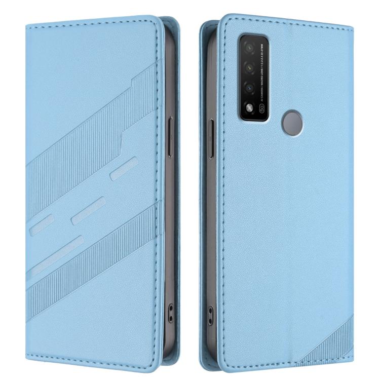 For TCL 20 R 5G Embossed Multi-functional Wallet Retro Leather Phone Case