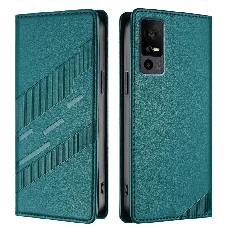 For TCL 40 R 5G Embossed Multi-functional Wallet Retro Leather Phone Case