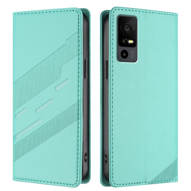 For TCL 40 R 5G Embossed Multi-functional Wallet Retro Leather Phone Case