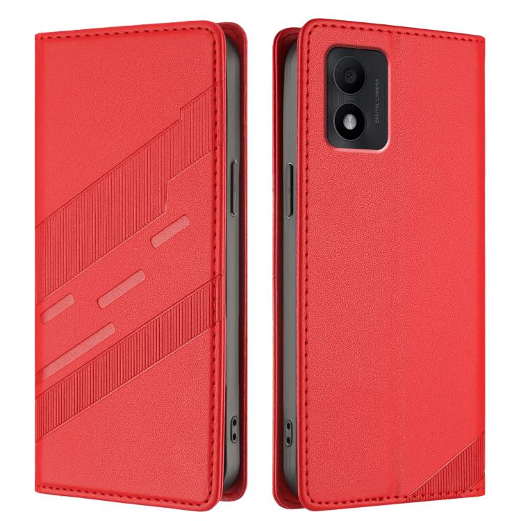 For TCL 303 Embossed Multi-functional Wallet Retro Leather Phone Case