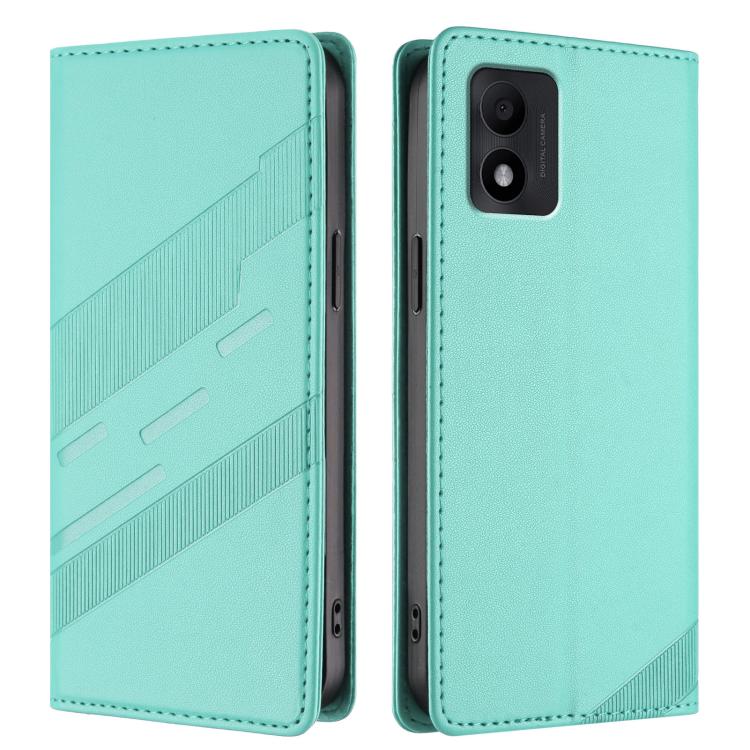 For TCL 303 Embossed Multi-functional Wallet Retro Leather Phone Case