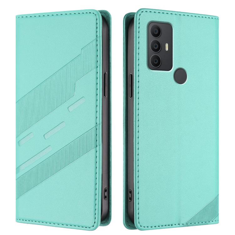 For TCL 305 / 306 / 30 SE Embossed Multi-functional Wallet Retro Leather Phone Case