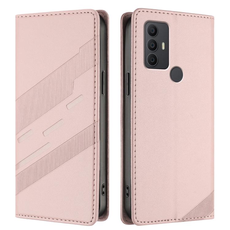 For TCL 305 / 306 / 30 SE Embossed Multi-functional Wallet Retro Leather Phone Case