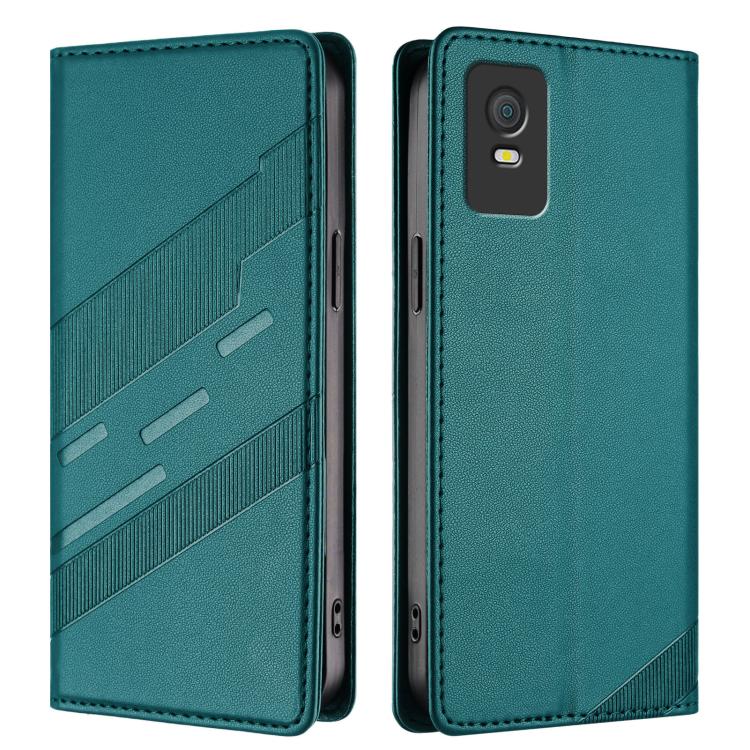 For TCL 403 Embossed Multi-functional Wallet Retro Leather Phone Case