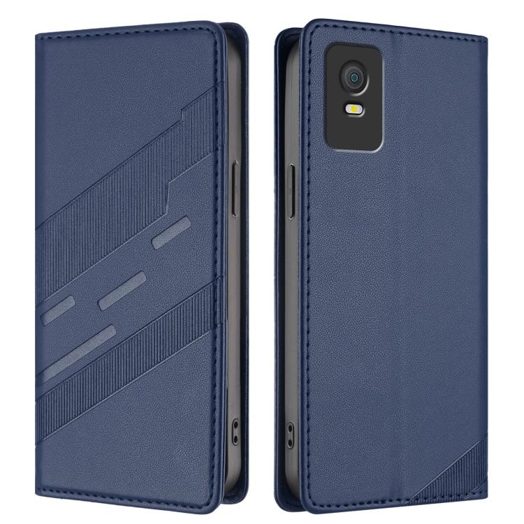 For TCL 403 Embossed Multi-functional Wallet Retro Leather Phone Case