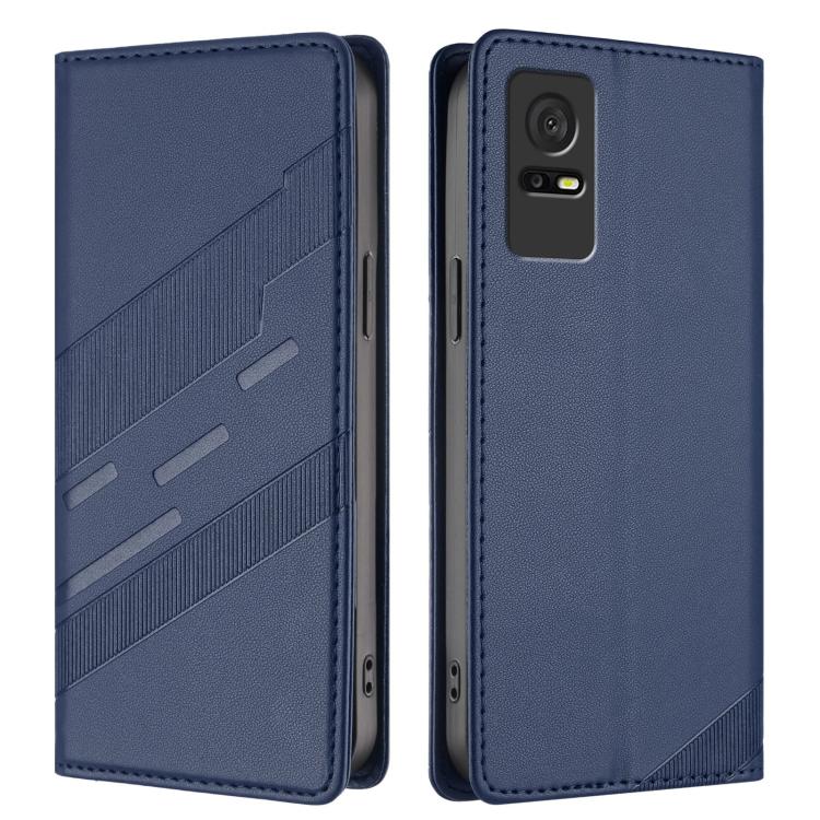 For TCL 408 / 406 / 405 Embossed Multi-functional Wallet Retro Leather Phone Case
