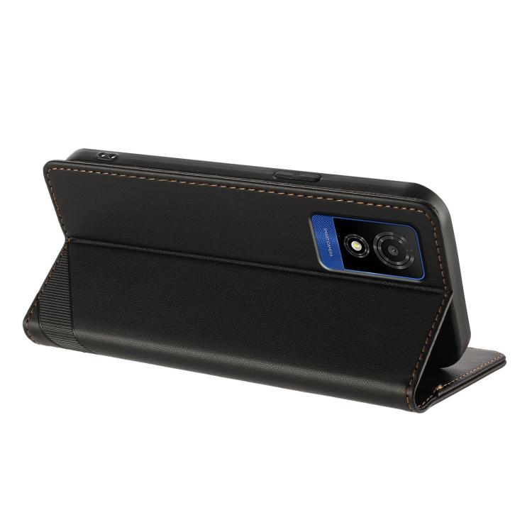 For TCL 501 / T433D Embossed Multi-functional Wallet Retro Leather Phone Case