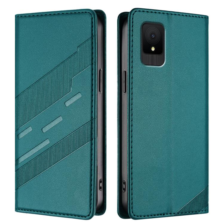 For TCL 502 Embossed Multi-functional Wallet Retro Leather Phone Case