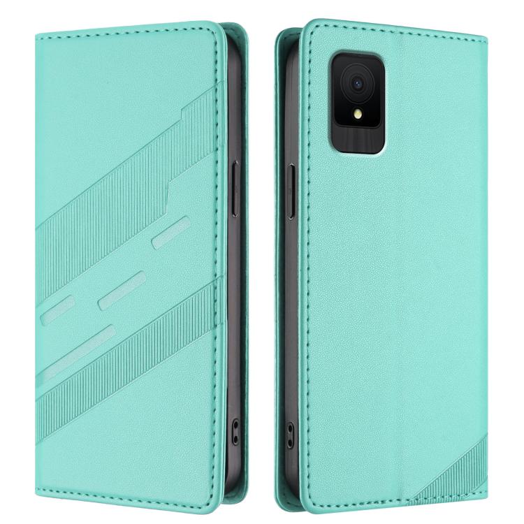 For TCL 502 Embossed Multi-functional Wallet Retro Leather Phone Case