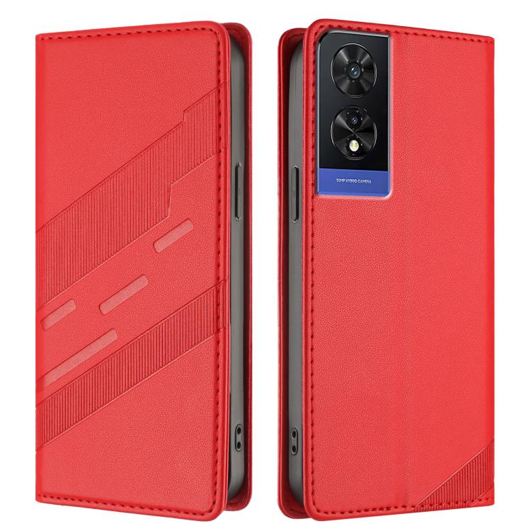 For TCL 505 Embossed Multi-functional Wallet Retro Leather Phone Case