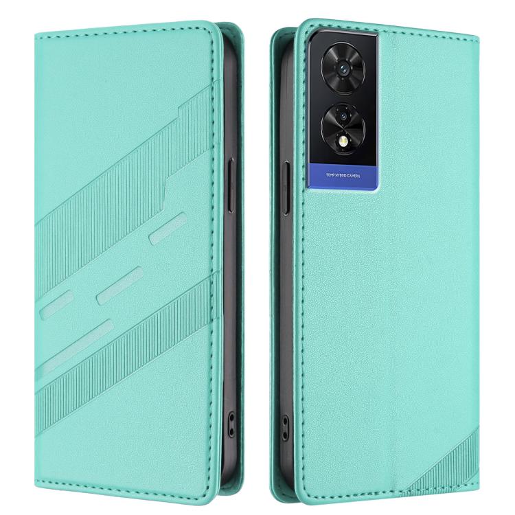 For TCL 505 Embossed Multi-functional Wallet Retro Leather Phone Case