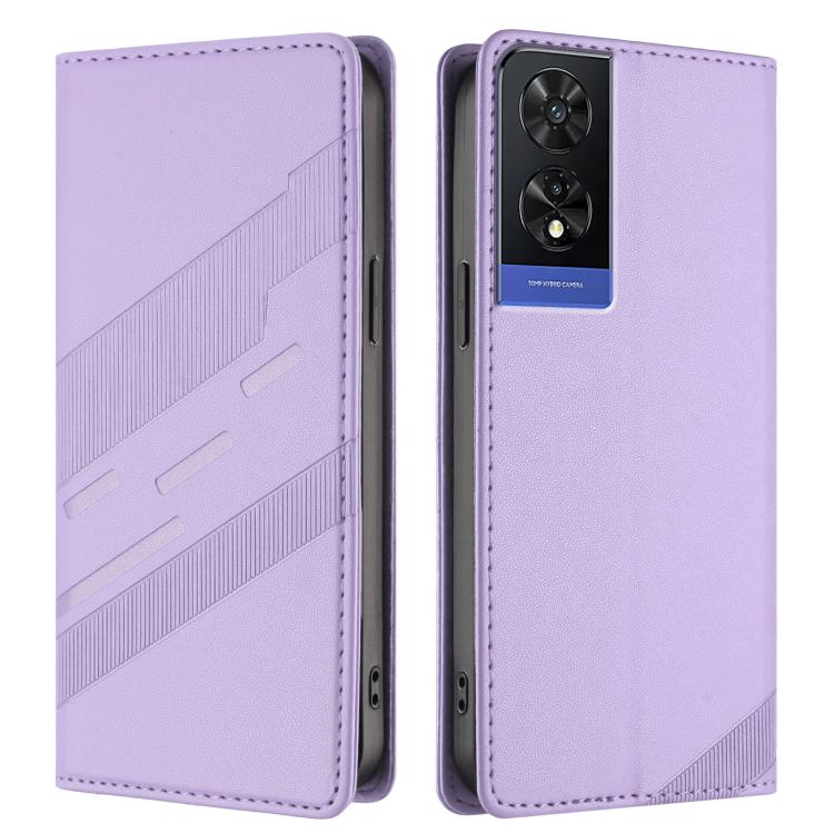 For TCL 505 Embossed Multi-functional Wallet Retro Leather Phone Case