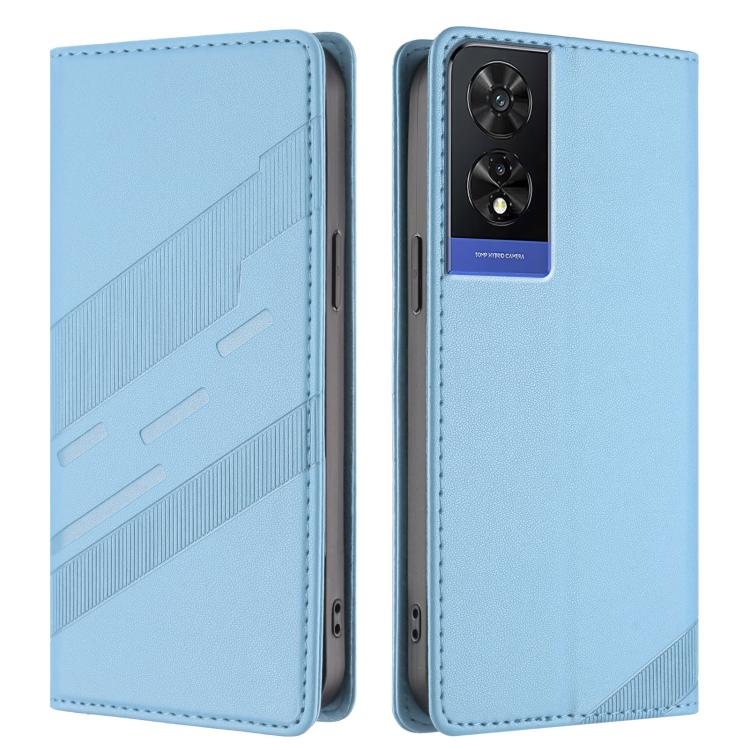 For TCL 505 Embossed Multi-functional Wallet Retro Leather Phone Case
