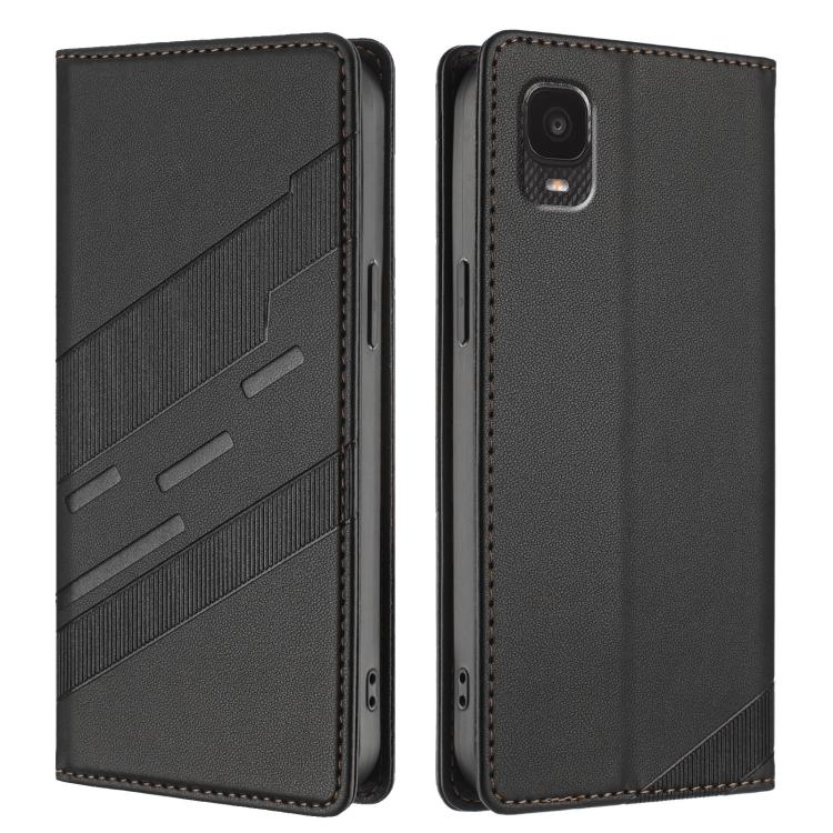 For TCL A3 / A600DL Embossed Multi-functional Wallet Retro Leather Phone Case