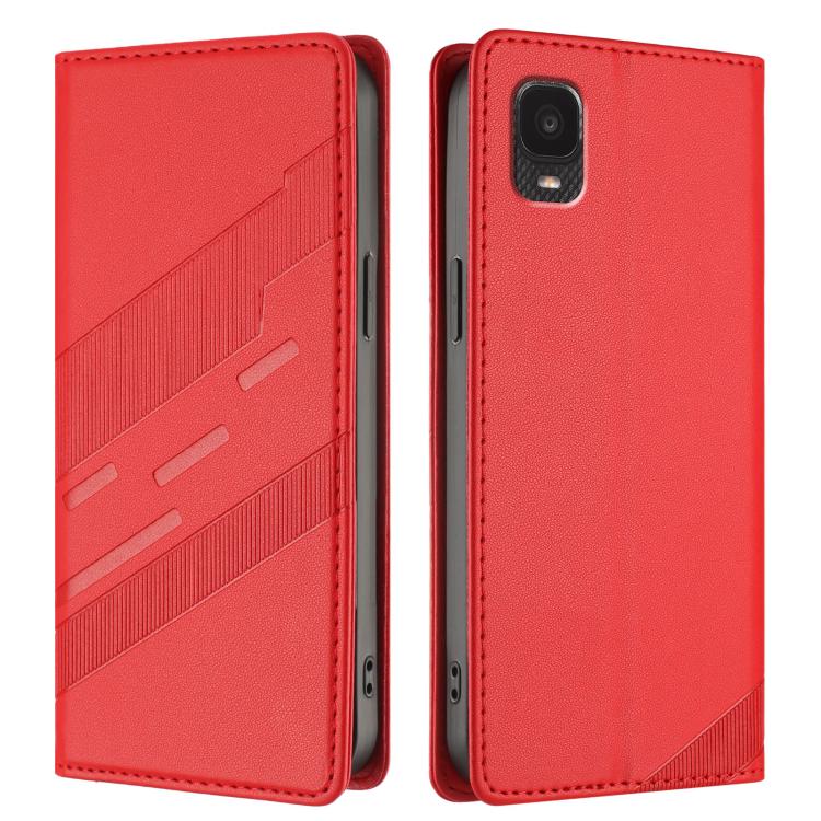 For TCL A3 / A600DL Embossed Multi-functional Wallet Retro Leather Phone Case