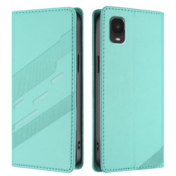 For TCL A3 / A600DL Embossed Multi-functional Wallet Retro Leather Phone Case
