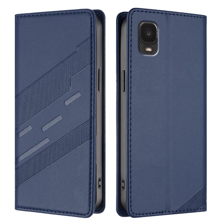 For TCL A3 / A600DL Embossed Multi-functional Wallet Retro Leather Phone Case
