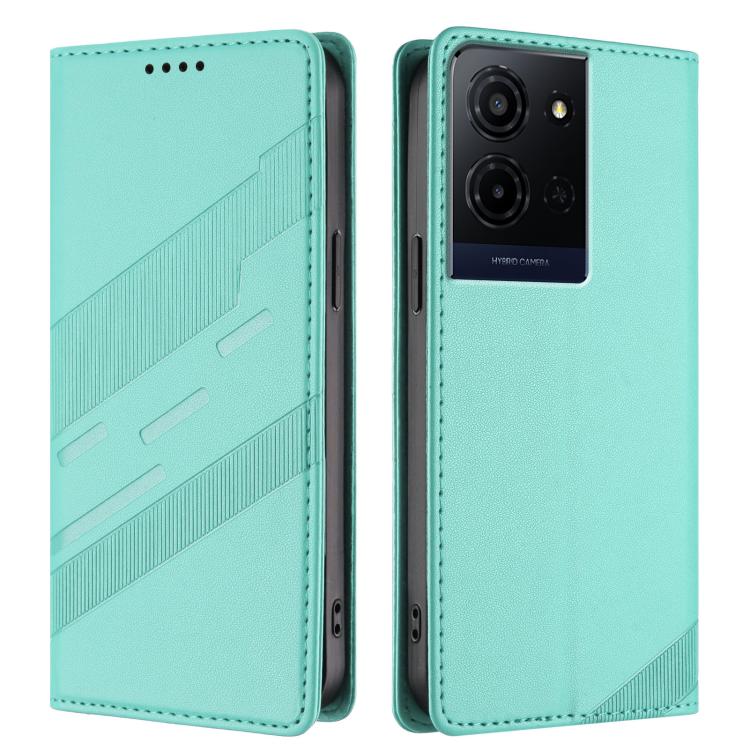 For TCL K33 5G / K32 5G Embossed Multi-functional Wallet Retro Leather Phone Case