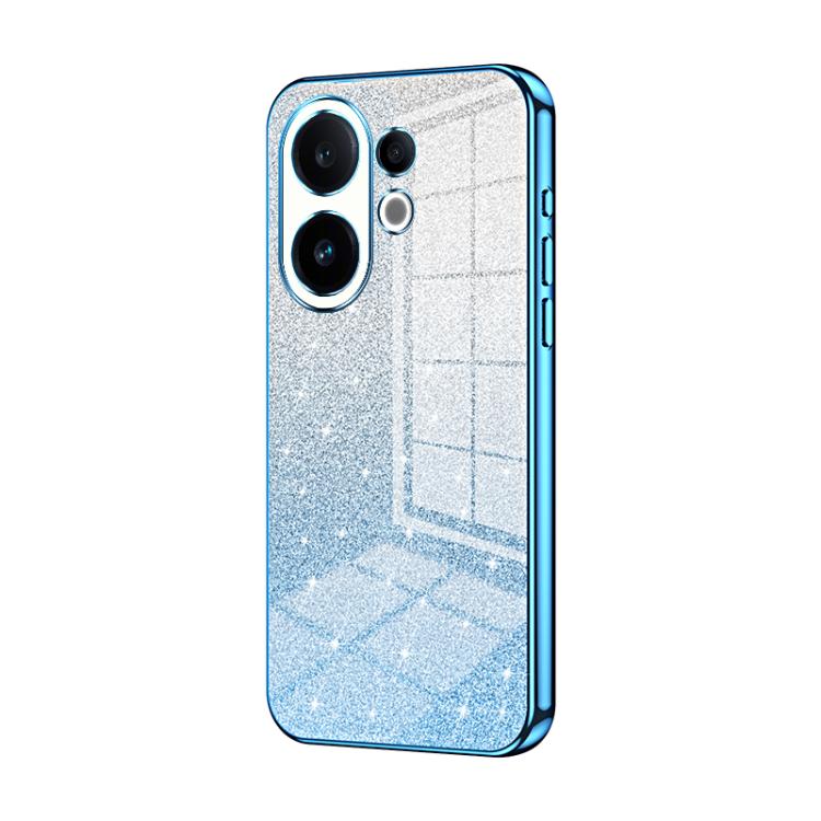 For vivo S30 Gradient Glitter Powder Electroplated Phone Case