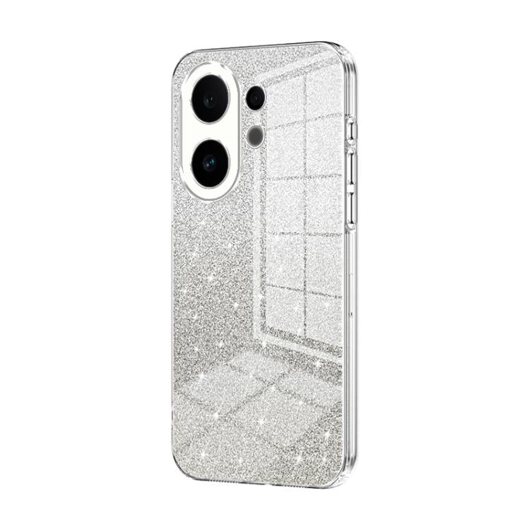For vivo S30 Gradient Glitter Powder Electroplated Phone Case