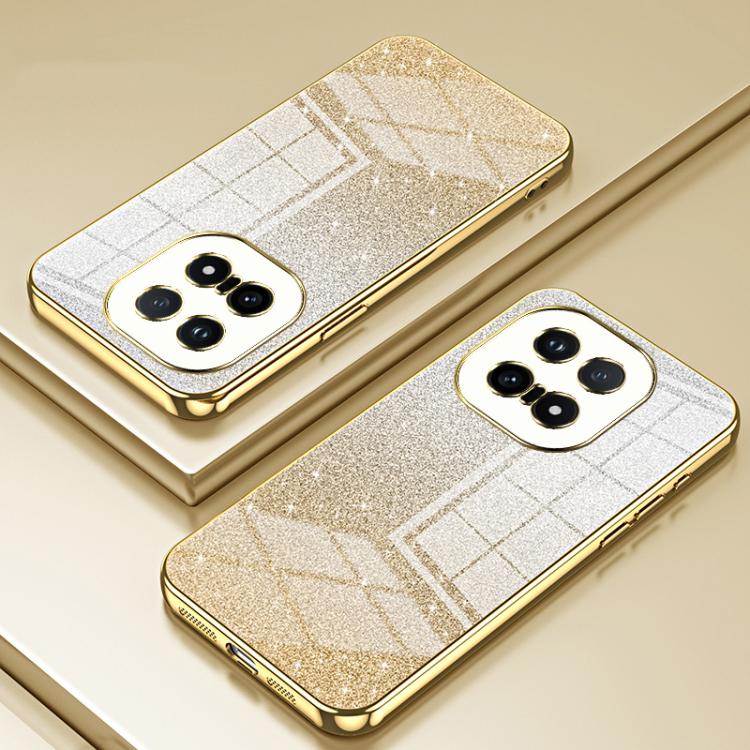 For vivo iQOO 15 Gradient Glitter Powder Electroplated Phone Case