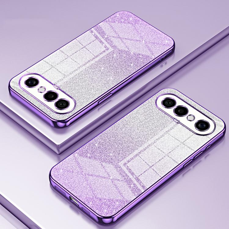 For vivo S50 Pro mini Gradient Glitter Powder Electroplated Phone Case