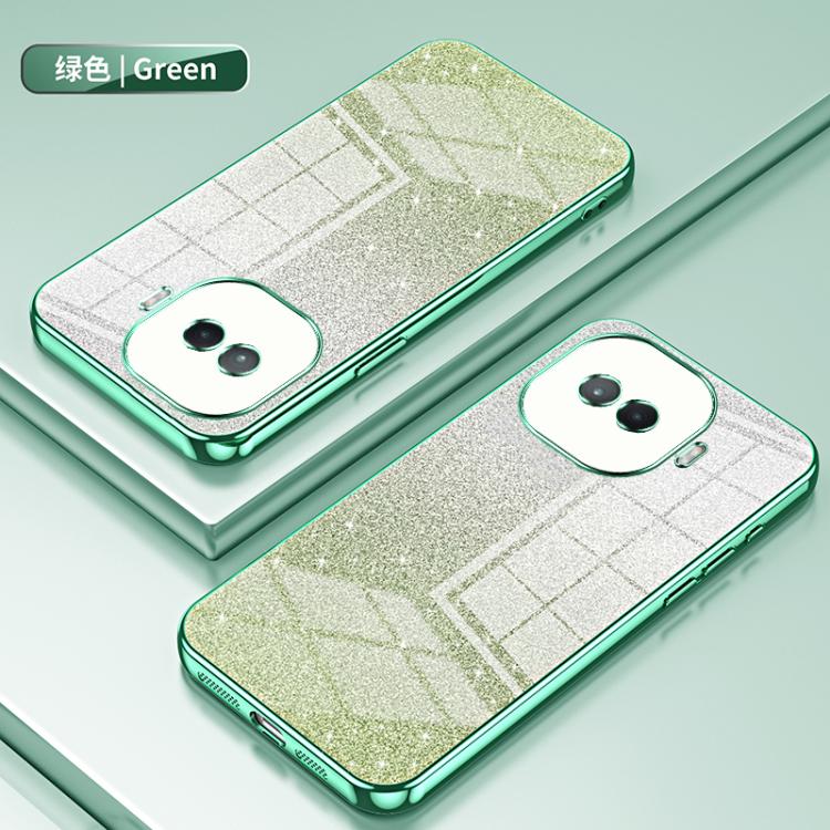 For vivo iQOO Z11 Turbo Gradient Glitter Powder Electroplated Phone Case