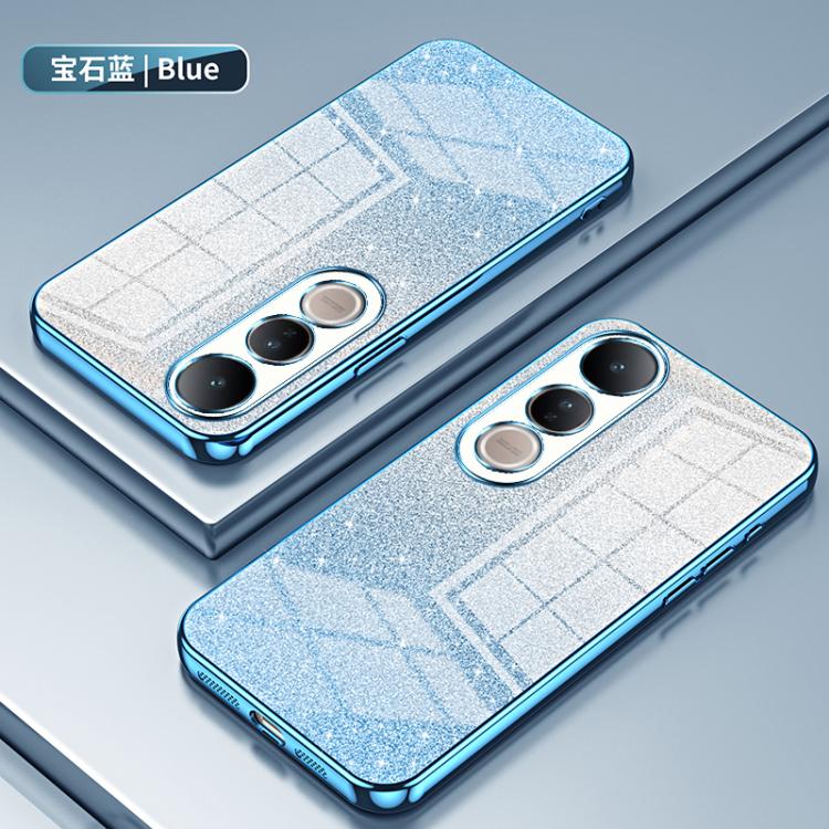 For vivo V50 Lite 5G / 4G Gradient Glitter Powder Electroplated Phone Case