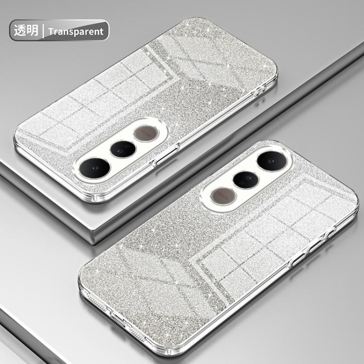 For vivo V50 Lite 5G / 4G Gradient Glitter Powder Electroplated Phone Case