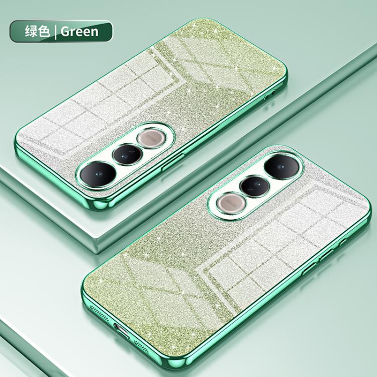 For vivo V50 Lite 5G / 4G Gradient Glitter Powder Electroplated Phone Case