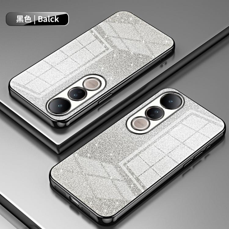 For vivo V50 Lite 5G / 4G Gradient Glitter Powder Electroplated Phone Case