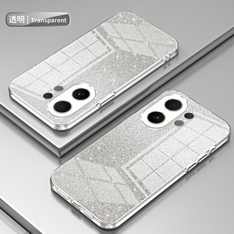 For vivo V60 5G Gradient Glitter Powder Electroplated Phone Case