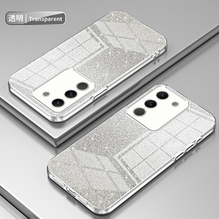 For vivo Y400 5G Gradient Glitter Powder Electroplated Phone Case