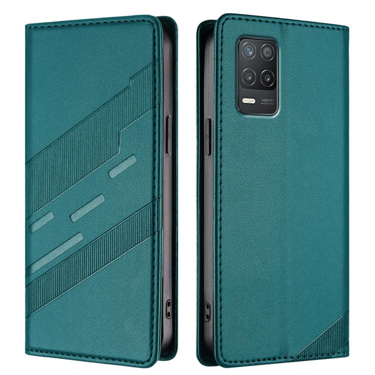 For Realme 8 5G Embossed Multi-functional Wallet Retro Leather Phone Case