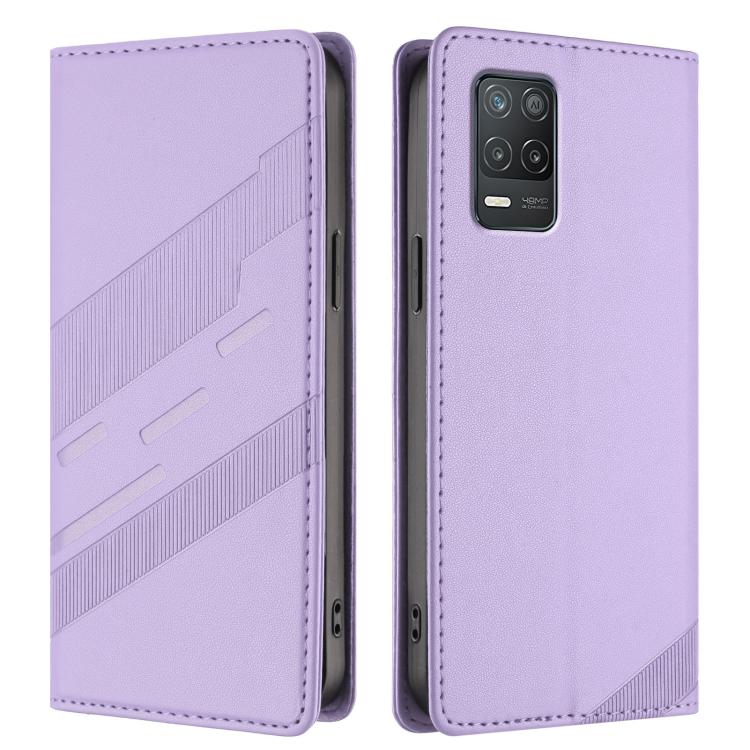 For Realme 8 5G Embossed Multi-functional Wallet Retro Leather Phone Case