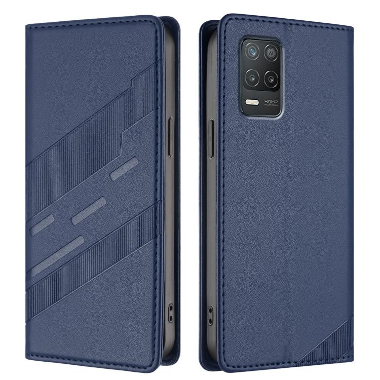 For Realme 8 5G Embossed Multi-functional Wallet Retro Leather Phone Case