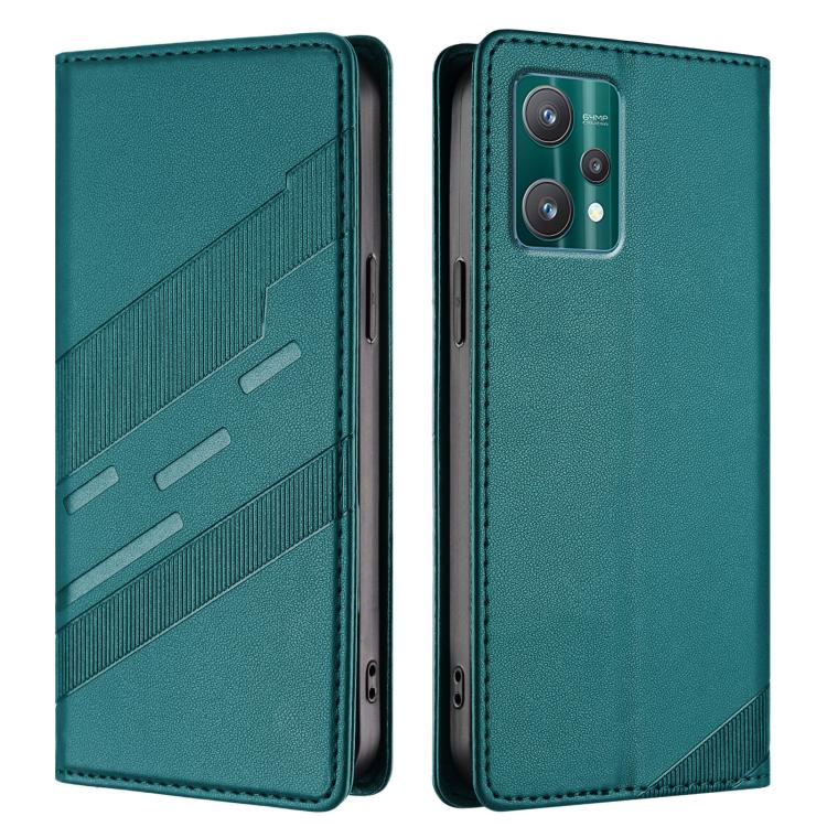 For Realme 9 Pro Embossed Multi-functional Wallet Retro Leather Phone Case