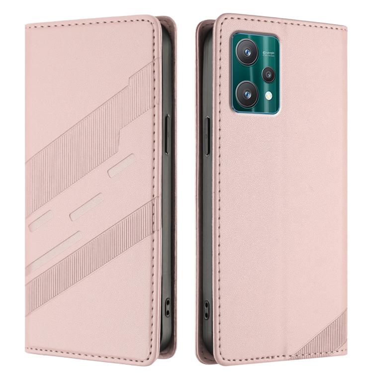 For Realme 9 Pro Embossed Multi-functional Wallet Retro Leather Phone Case
