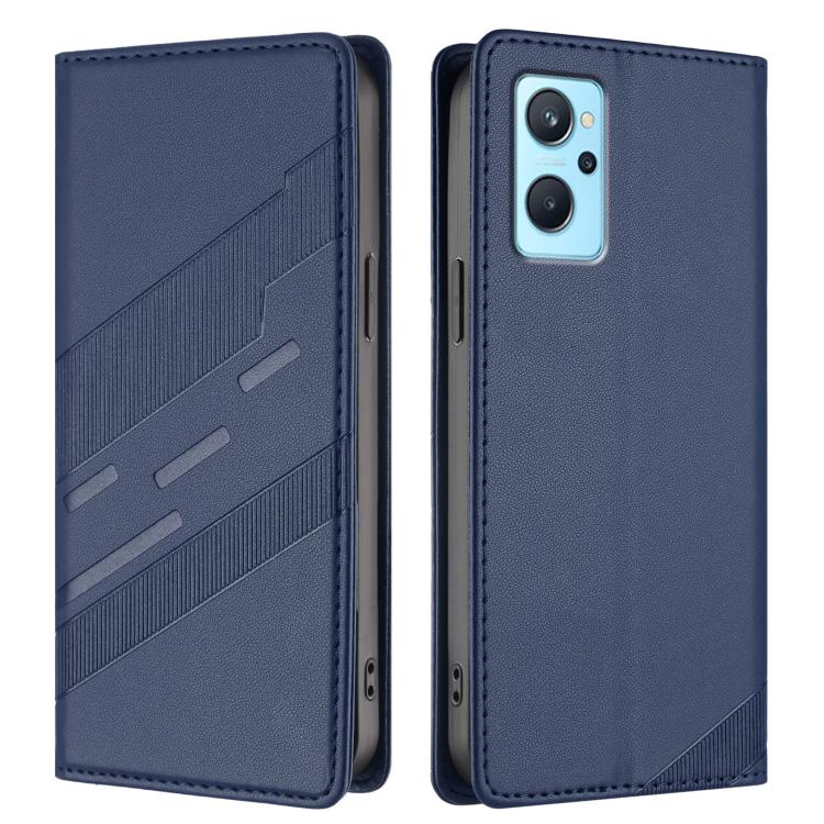 For Realme 9i Embossed Multi-functional Wallet Retro Leather Phone Case