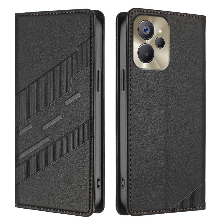 For Realme 10 5G Embossed Multi-functional Wallet Retro Leather Phone Case